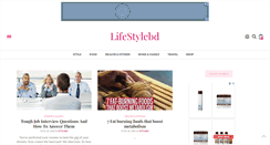 Desktop Screenshot of lifestylebd.com